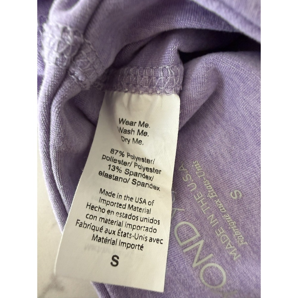 Beyond Yoga Spacedye Racerback Crop Top Small & Leisure Bike Shorts XS Lavender - Picture 7 of 8